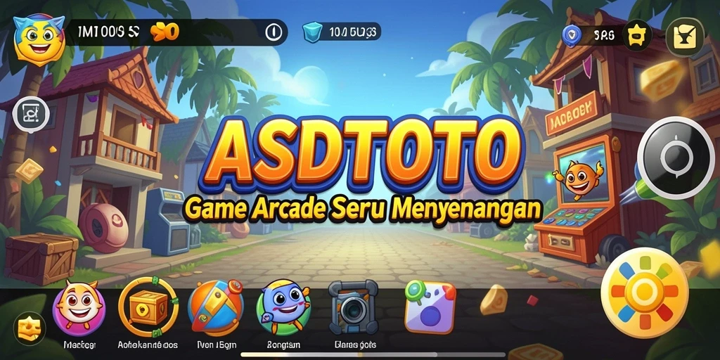 Tampilan gameplay ASDTOTO dengan elemen Arcade yang menarik.