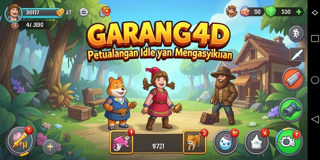 Tampilan gameplay GARANG4D yang seru dan menawan