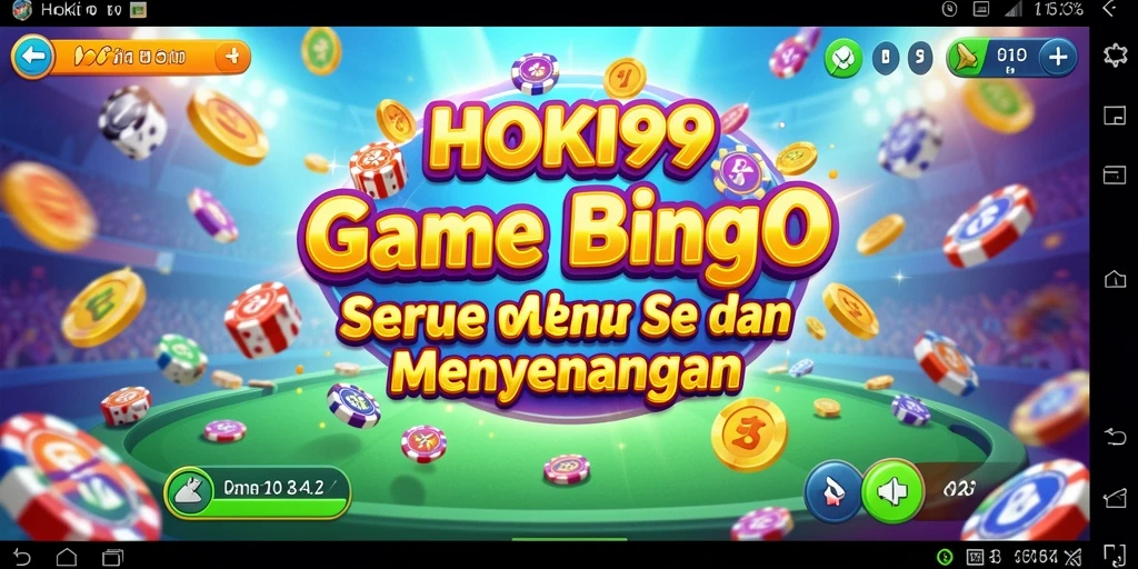 Tampilan gameplay HOKI99 dengan suasana Bingo yang menarik.