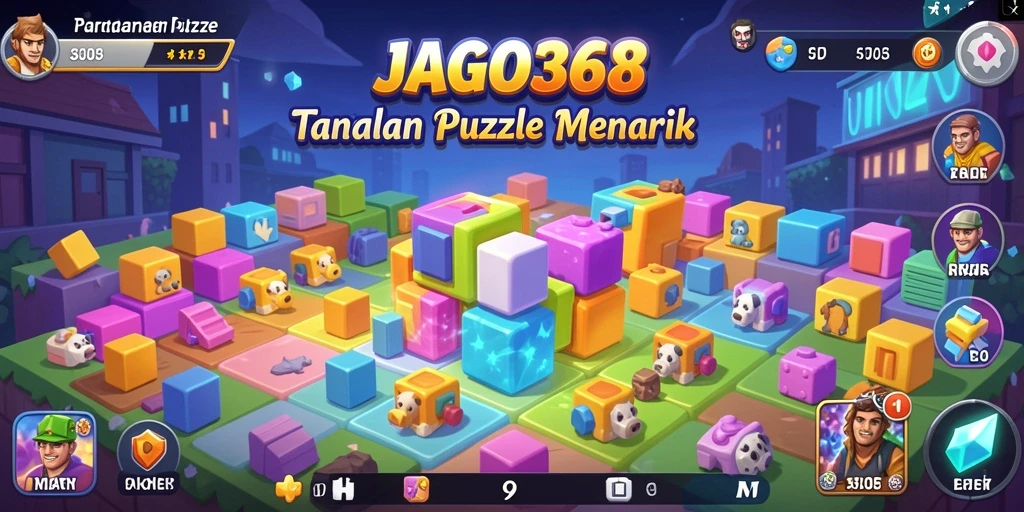 Screenshot gameplay JAGO368 menampilkan serunya tantangan puzzle.