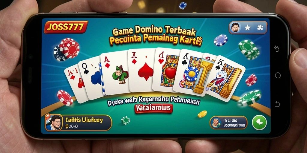 Screenshot gameplay JOSS777 yang menampilkan suasana seru permainan Domino.