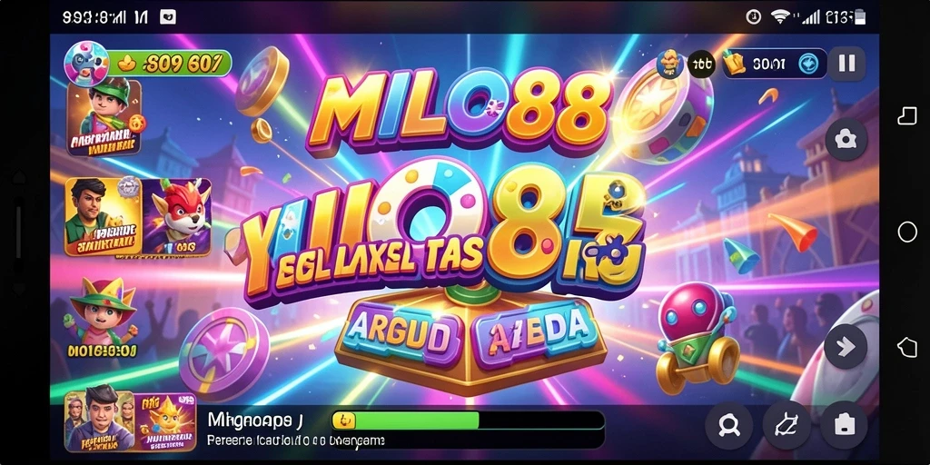 Tampilan gameplay <strong>MILO88</strong> menampilkan petualangan Arcade yang seru dan penuh tantangan.