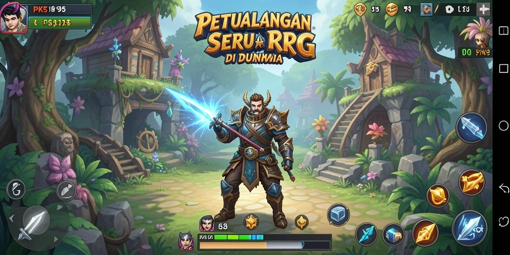 Tampilan gameplay RPG PK95 yang seru dan mendalam.