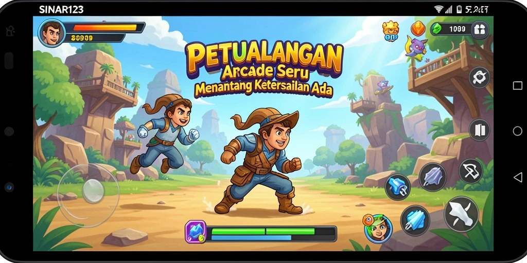 Menampilkan gameplay seru dengan berbagai rintangan dan tantangan.
