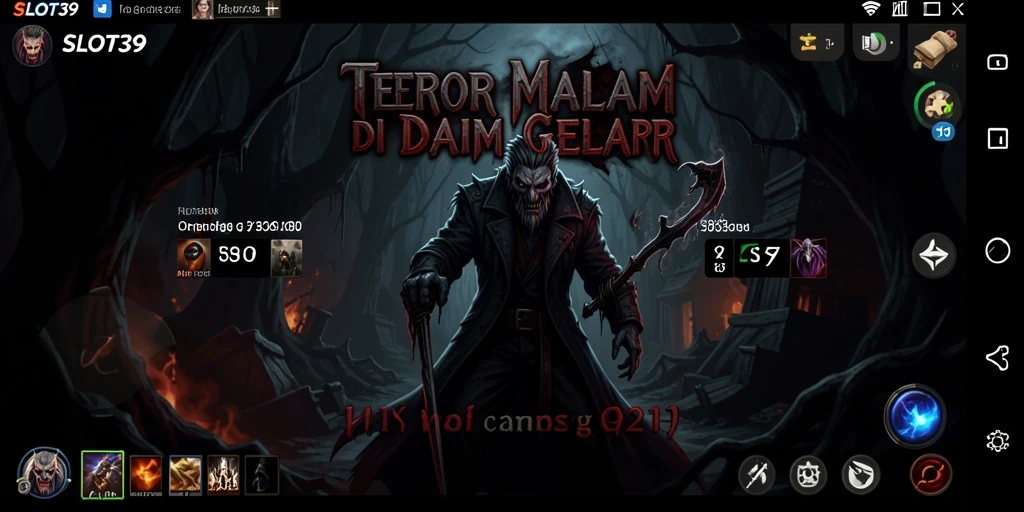 Gameplay menegangkan SLOT39 dengan atmosfer Horror yang kental.