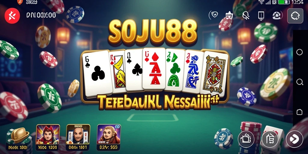 Screenshot gameplay SOJU88 yang menampilkan keseruan permainan Domino.