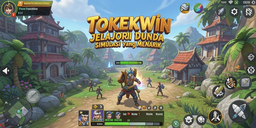 Tangkapan layar dari gameplay TOKEKWIN yang menampilkan simulasi hidup yang menarik.