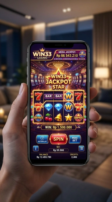 Screenshot antarmuka aplikasi win33 yang sederhana dan mudah digunakan.